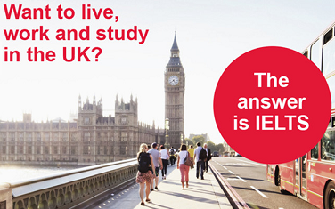 用(yong)于(yu)英國(guo)簽證及(ji)移民(mín)的(de)雅思考試 （IELTS for UKVI）